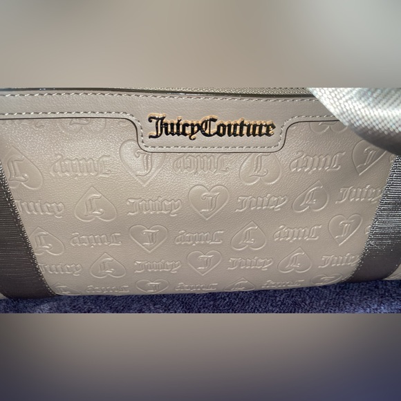 BNWT’s “Juicy Couture” Cafe Tan Gold Bestseller Rosie Weekender Duffle Bag Tote - Picture 16 of 17